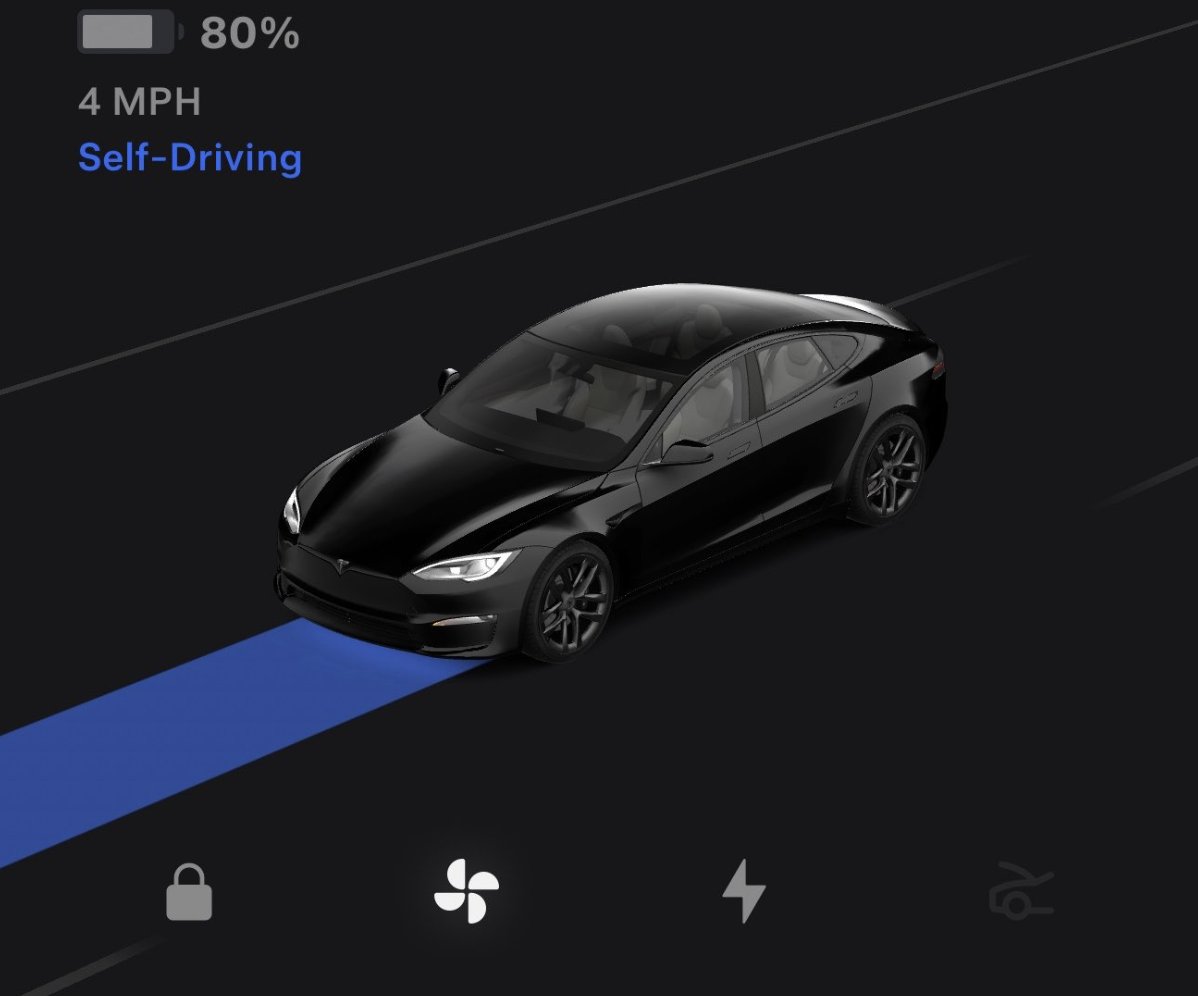 Tesla Adds Live FSD Route Tracking