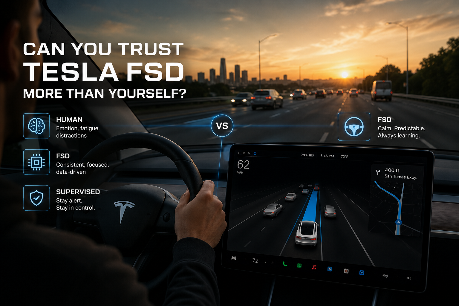 Can You Trust Tesla FSD More Than Yourself?