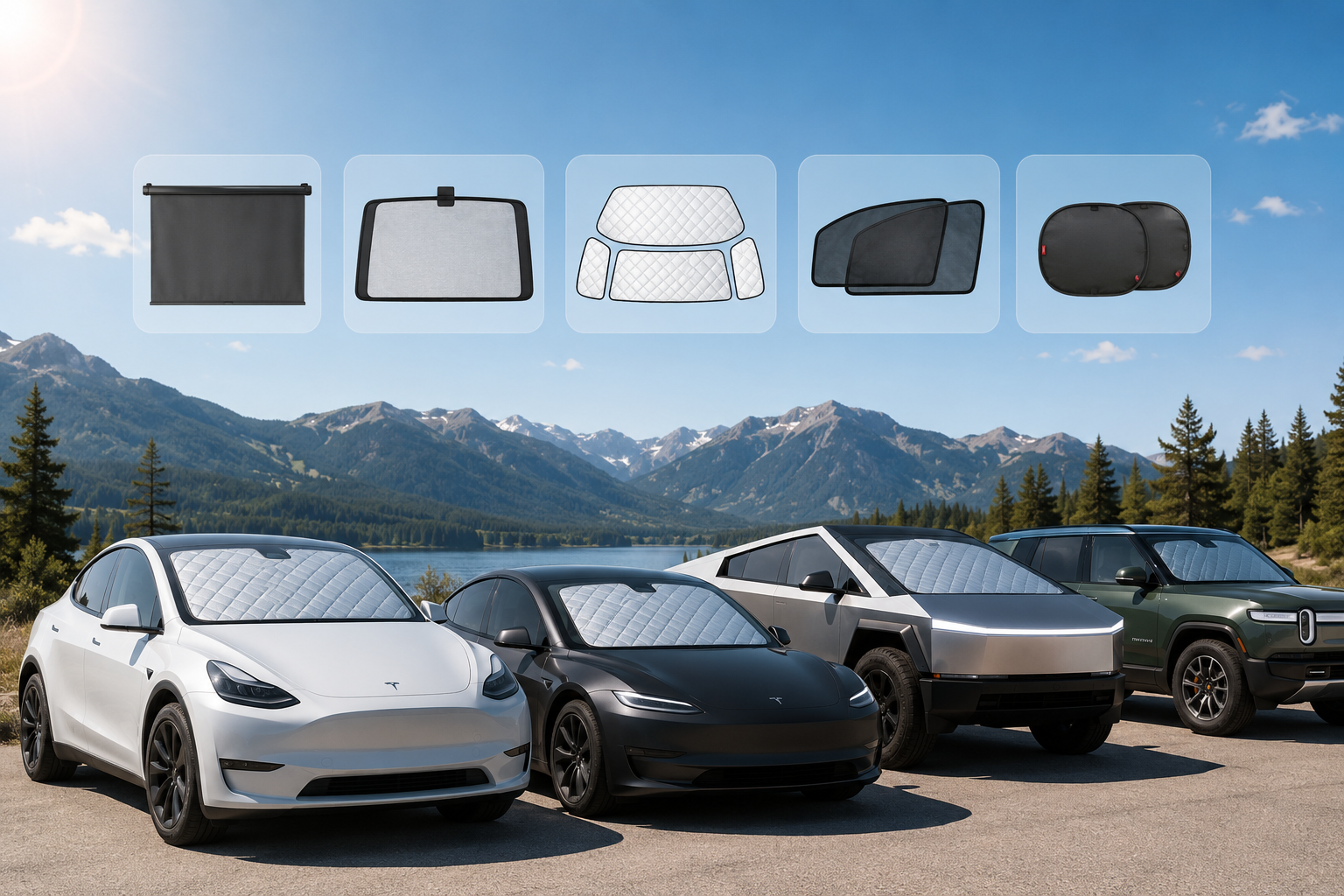 Top 10 Summer Accessories for Tesla Model Y, Model 3, Cybertruck and Rivian in 2026