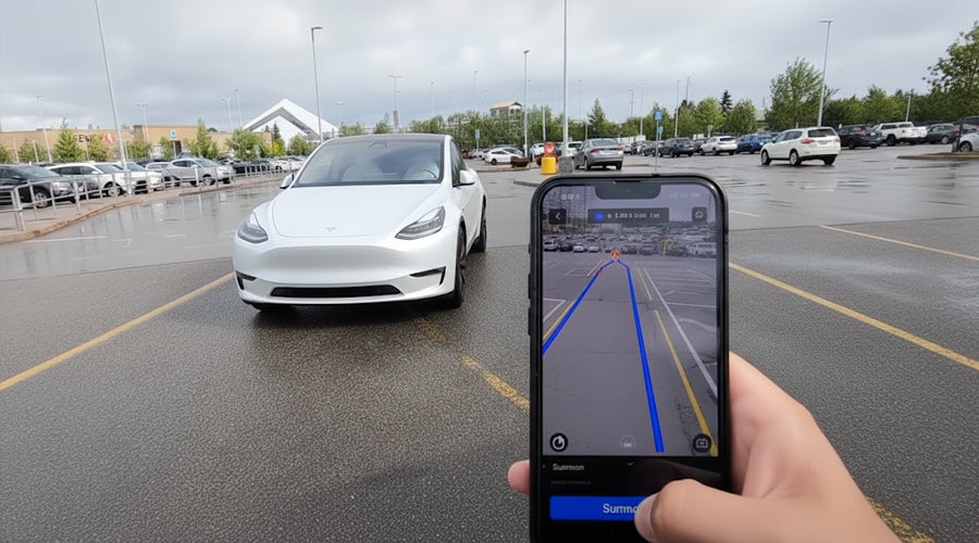 Tesla’s Summon Feature Lets Your Car Come to You