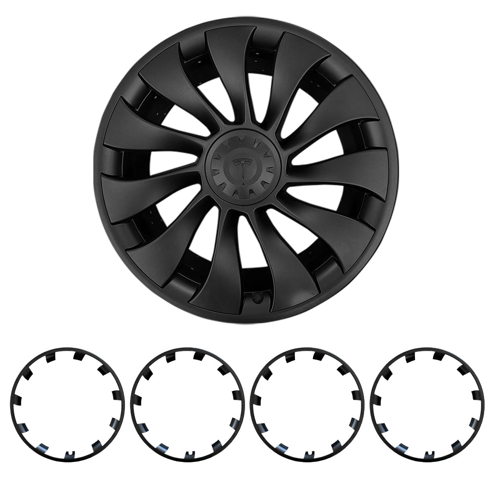 Tesla Rimcase for Tesla Model Y 21-inch RimCase Tesla Überturbine Wheels Rim Protector Set of 4 (2020-2024 Year)