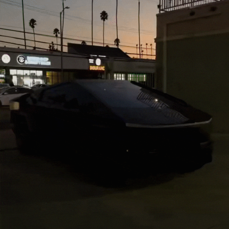 Cybertruck RGB Underglow LED Light Kit Underbody Ambient Lighting with No-Cutting-Required Wiring Adapter