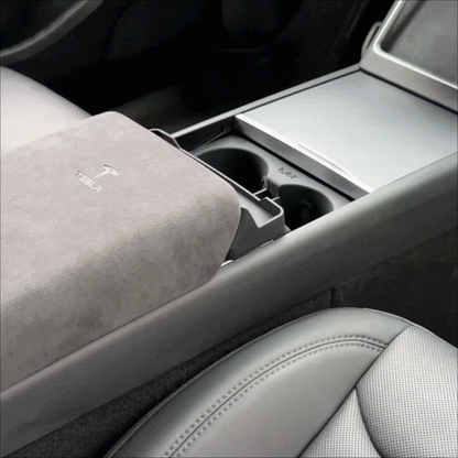 Model Y Juniper/ YL/ 3 Highland Silicone Center Console Cup Holder Insert Armrest Storage Organizer