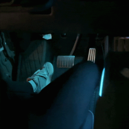 Cybertruck Footwell Lights RGB Ambient Lighting LED Interior Lights with Factory Screen Control