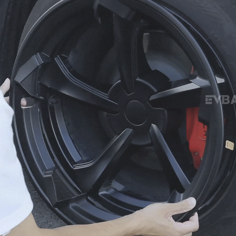 Rim Protector for Tesla Model Y Juniper 19" Crossflow Wheels Rim Case Center Hub Caps