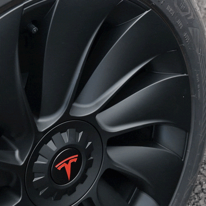 Model Y Juniper 19 inch Wheel Covers Überturbine Style Matte Hubcaps for Tesla Crossflow Wheels