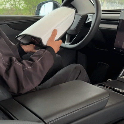 Model Y Juniper/ 3 Highland Armrest Cover PU Leather Center Console Armrest Box Cover with OEM-Style Embossed Logo for Tesla