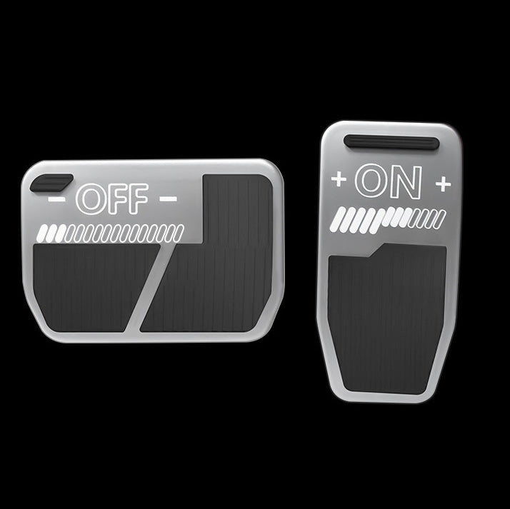 New Brake Pedal Covers Model 3 Y Non-Slip Performance Foot Silver Pedal Covers for Tesla