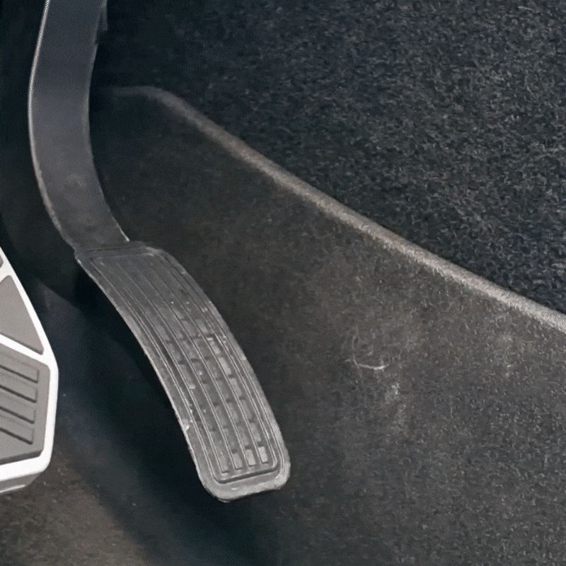 Model Y/ YL/ 3 Aluminum Alloy Brake & Accelerator Pedal Covers Non-Slip Foot Pedals Pads Set