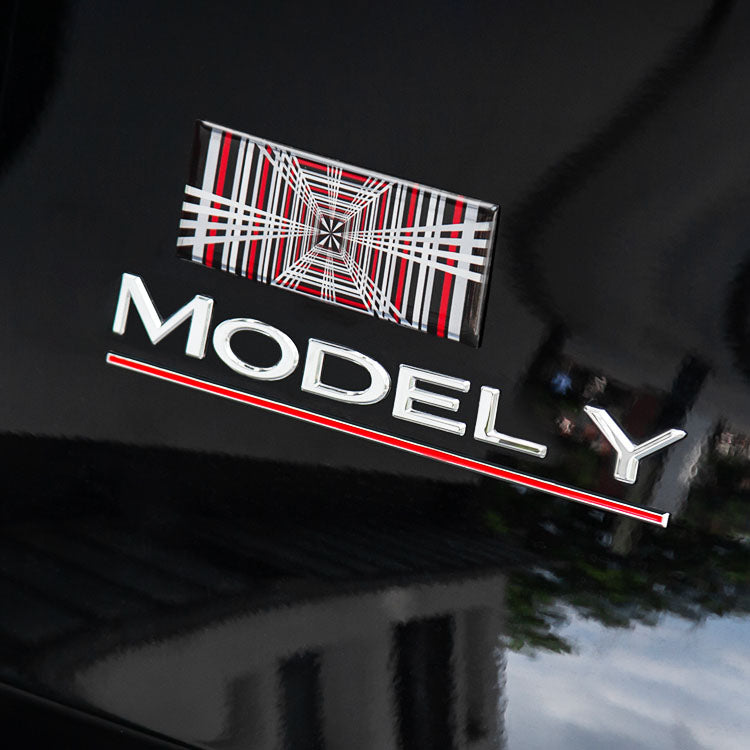 Tesla PLAID Sportwagen-Logo-Abdeckung für Model 3 Y X S