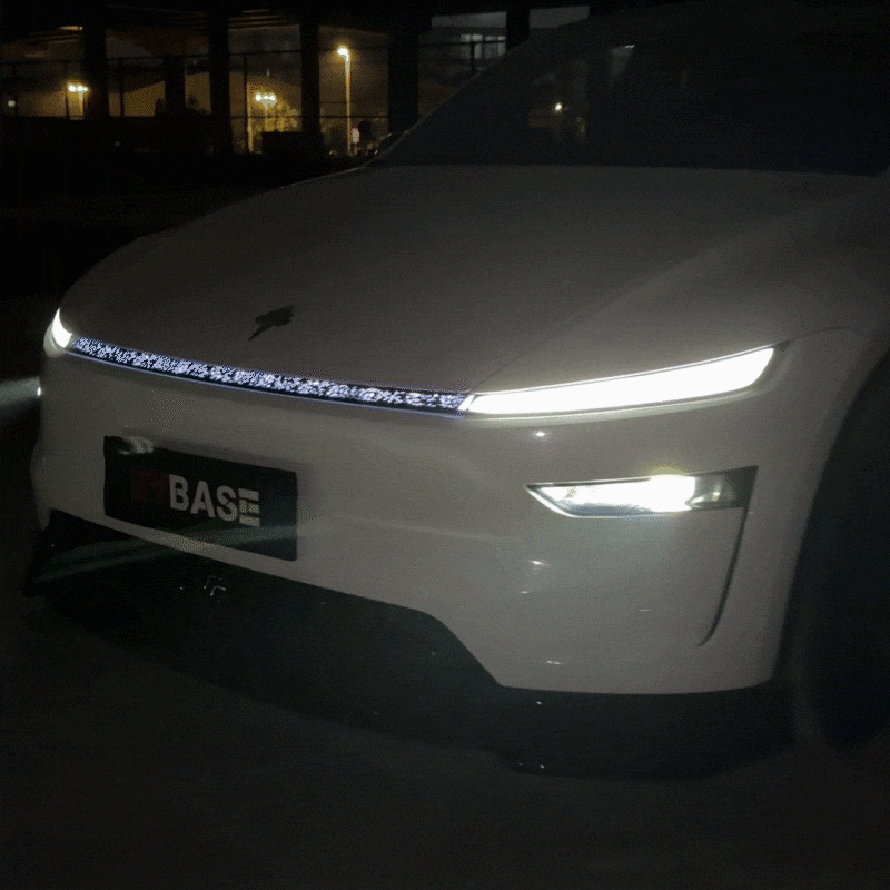 Model Y Juniper Daytime Running Light Cover with Starry Galaxy Effect for Tesla