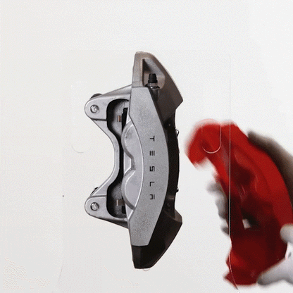 Model 3/Y Silicone Brake Caliper Covers Front and Rear Slip-On Caliper Protector Set Performance Look & No Wheel Removal