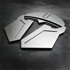 New Tesla Logo Mandalorian logo Tesla With Superhero Graphics