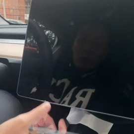 Tesla Model 3 Y Silicone Screen Edge Protect Frame