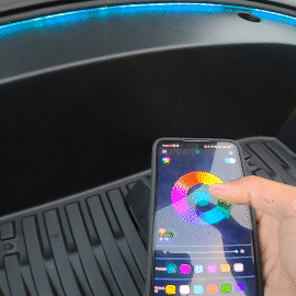 Tesla Frunk LED Light Strip for Model 3 Y X S Ambient Light With Remote App Control
