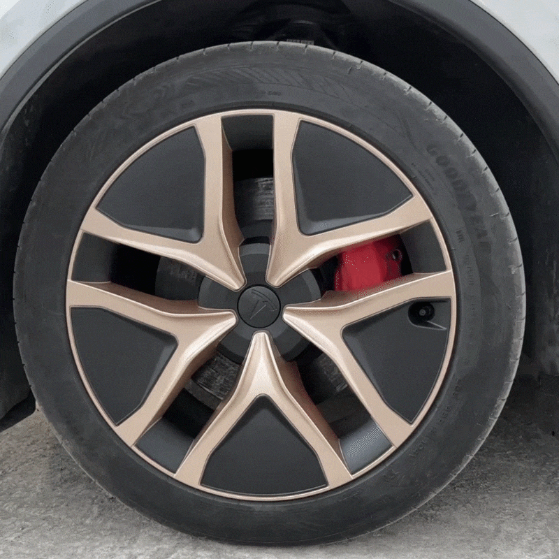 Model Y Juniper Wheel Covers 19 Inch Wheels Hubcaps Performance Look