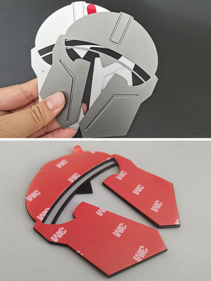 New Tesla Logo Mandalorian logo Tesla With Superhero Graphics