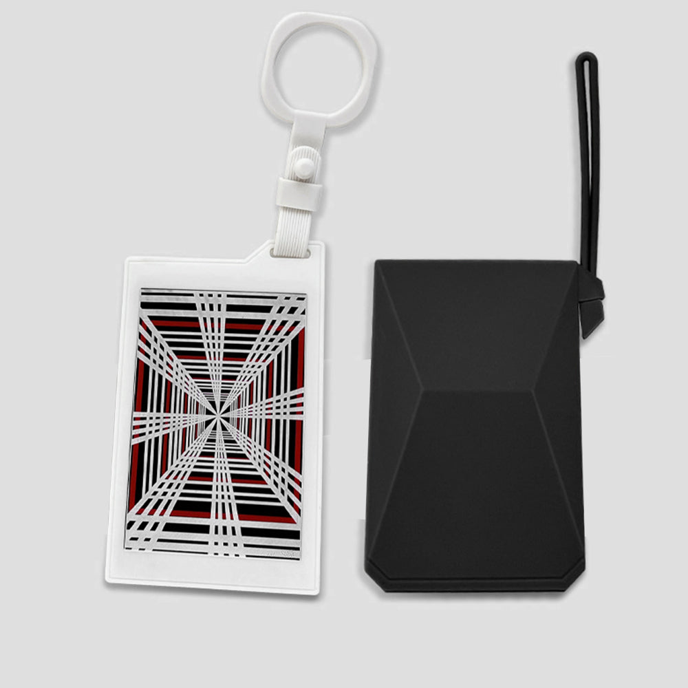 Tesla Key Card Holder Cybertrunk Style for Model 3/Y/X/S Inspired by Cybertrunk Plaid Style