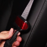 Model Y 3 Carbon Fiber Interior Accessories Seat Belt Fascia Cover for Tesla