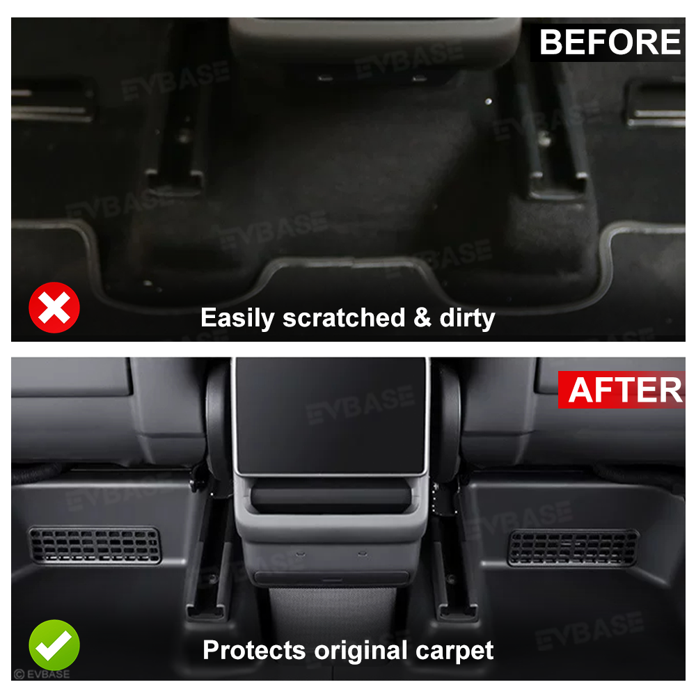 Model Y L Seat Slide Rail Anti-Kick Guard Under-Seat Full Coverage Protector Pad