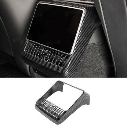 Model Y Juniper/3 Highland Rear Screen Overlay ABS Backseat Air Vent Cover Protection for Tesla