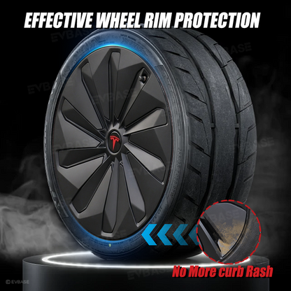 Model Y Juniper Wheel Covers 19 Inch Aero Turbine Style Hubcaps
