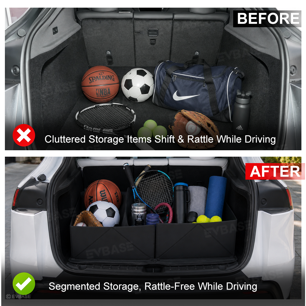 Model Y Juniper Expandable Trunk Organizer Foldable Trunk Cargo Storage Organizer