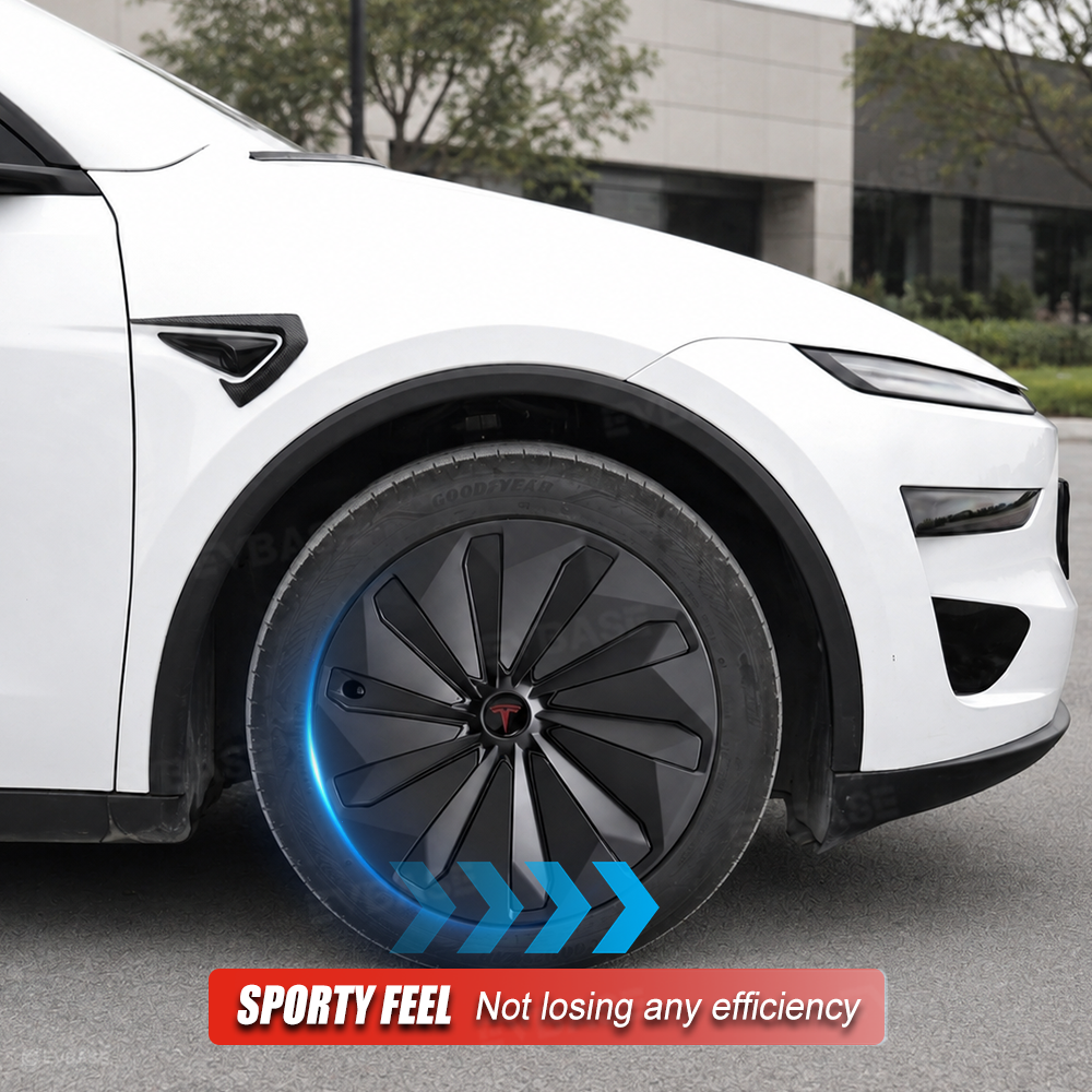 Model Y Juniper Wheel Covers 19 Inch Aero Turbine Style Hubcaps