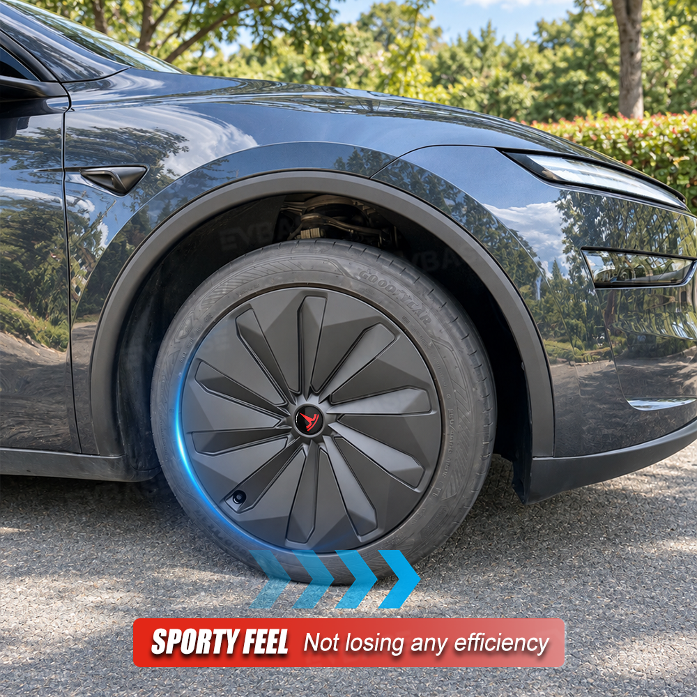 Model Y Juniper Wheel Covers 19 Inch Aero Turbine Style Hubcaps