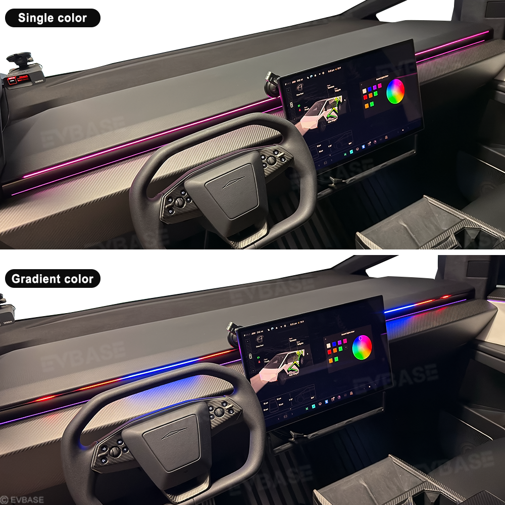 Cybertruck Dashboard Streamer Ambient Light Center Console Light Up St ...