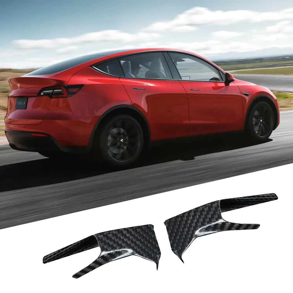 Model Y 3 Carbon Fiber Interior Accessories Dashboard Side Cover for Tesla