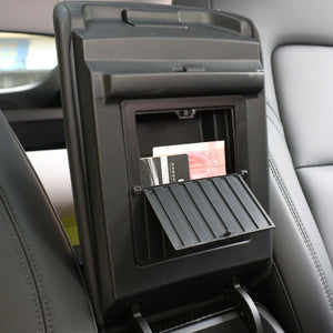 Tesla Model 3 Y Armrest Hidden Storage Box One-Touch Center Console Organizer