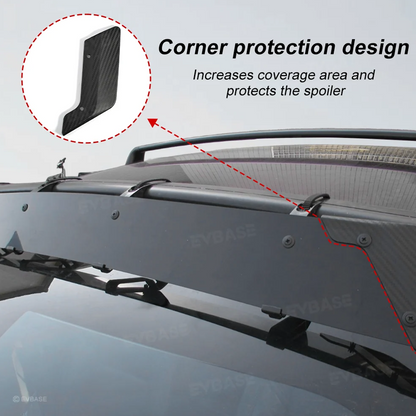 Model Y/ Y Juniper/ YL Roof Rack Wind Deflector for Reduced Wind Noise