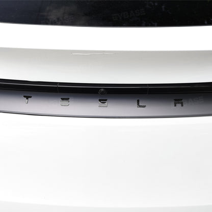 Model Y Juniper/ 3 Highland T-E-S-L-A Lettering Tailgate Emblem Decal Real Carbon Fiber Logo