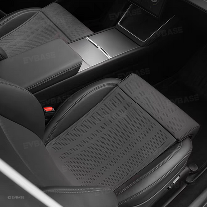 Front Seat Leg Support Cushion Nappa Leather for Tesla Model Y/ Y Juniper & Model 3/ 3 Highland
