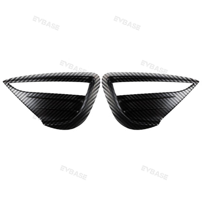 Tesla Model Y Fog Light Trim Cover ABS Front Fog Lamp Frame Protection Cover