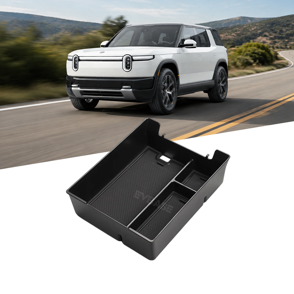 Center Console Organizer Tray for Rivian R2 Armrest Storage Box