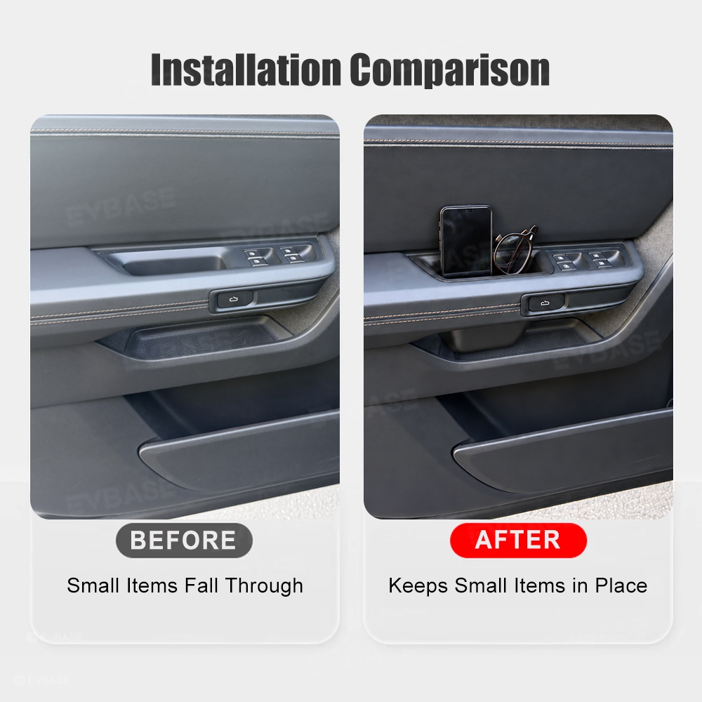 Door Handle Organizer Tray for Rivian R2 Inner Door Pull Handle Storage Box