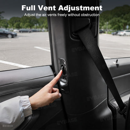 Model Y L Rear B-Pillar Air Vent Protective Covers with Hook
