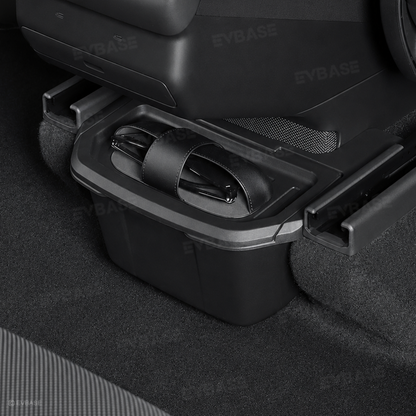 Model Y L Rear Center Console Organizer Rear Seat Storage Box Trash Can Interior Storage Accessories