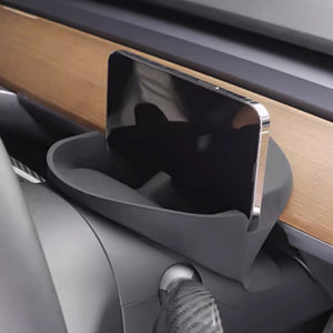 Tesla Model Y 3 Steering Wheel Rear Organizer Sunglasses Storage Box Phone Holder