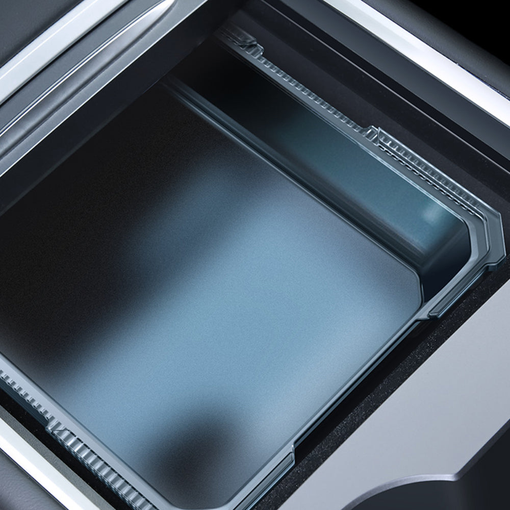 New EVBASE Model 3 Y Center Console Organizer Tray Box for Tesla Interior Accessories
