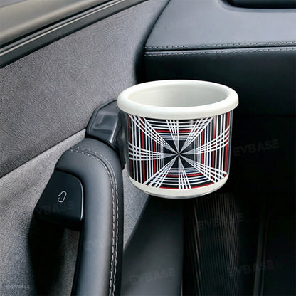 Model Y Juniper/ Y L ABS Side Door Cup Holder Plaid Style Storage Drink Holder