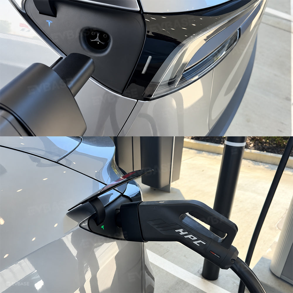 CCS1 to NACS Adapter for Tesla Model Y/3/S/X/Cybertruck Max 250 kW DC Fast Charging