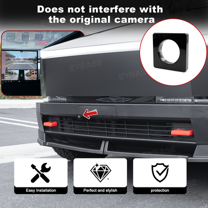 Cybertruck Front & Rear Camera Lens Cover Superhydrophobic Protective Guard Clear View Protection