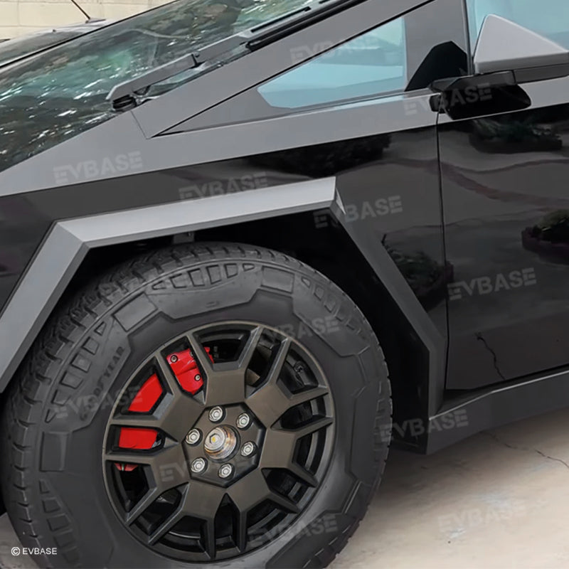 Cybertruck Brake Caliper Covers Wheel Hub Front Rear Caliper Protector With Cyberbeast Logo Decals