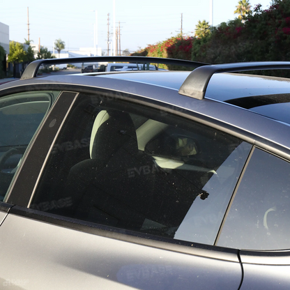 Model Y L Roof Rack Cross Bar Aluminum Alloy Lockable Cargo Carrier Rails