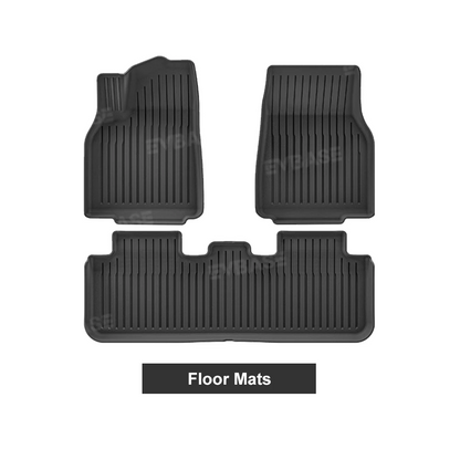Model Y Juniper Standard All-Weather Floor Mats & Trunk Mats Cargo Liners & Seatback Covers TPE Interior Full Coverage Protector
