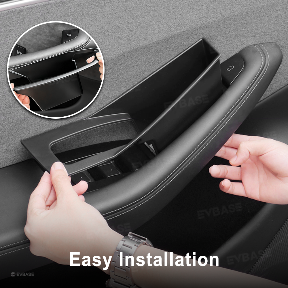 Model Y Juniper /3 Highland Door Handle Organizer Door Pull Handle Storage Box 4PCS for Tesla