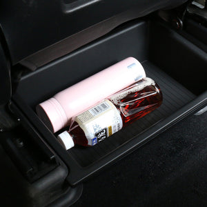 New EVBASE Model Y X Underseat Storage Box Organizer Tesla Hidden Tray With double layer Cover